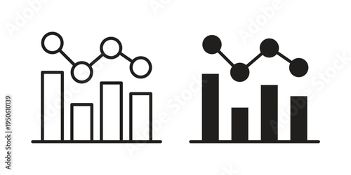 Benchmarking icon illustration for web design. filled flat icons