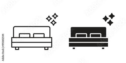 Clean Room icon illustration for web design. filled flat icons