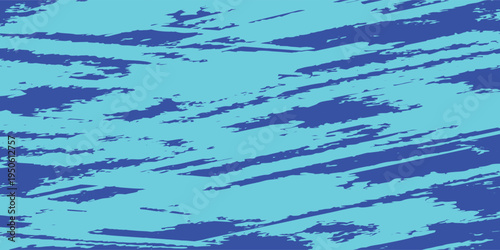 blue light brush stroke isolated on blue background. Brush stroke for yellow ink paint, grunge backdrop, dirt banner, watercolor design and dirty texture. Creative art concept, vector illustration