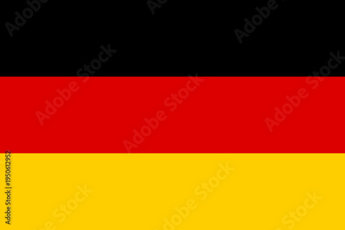 Wallpaper Mural flag of germany. A high-resolution, realistic digital image of the national flag of Germany. The flag is fully unfurled, featuring three horizontal stripes of equal width: black on top, red in the mid Torontodigital.ca