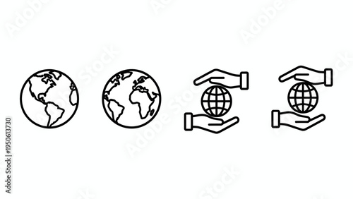 Protecting our planet A visual representation of global care and environmental responsibility