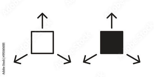 Flexibility icon illustration for web design. filled flat icons