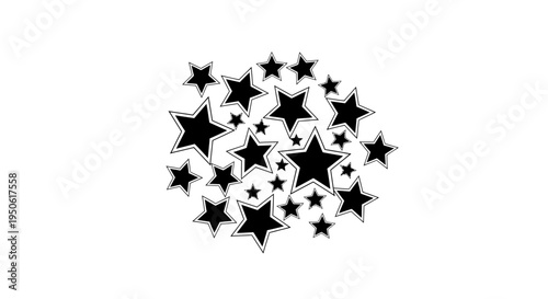 black stars cluster