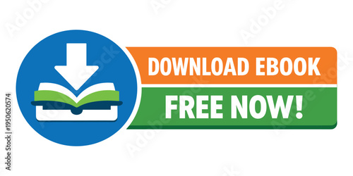 Icon featuring a downward arrow above an open book, encouraging users to easily access complimentary ebook content