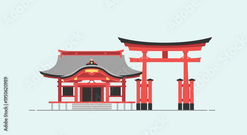 Japanese Shrine and Torii Gate: Traditional Architecture, Culture, and Travel Icon