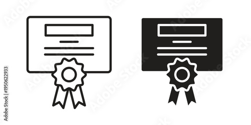 Patent icon illustration for web design. filled flat icons