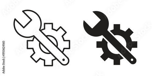 Productivity tools icon illustration for web design. filled flat icons
