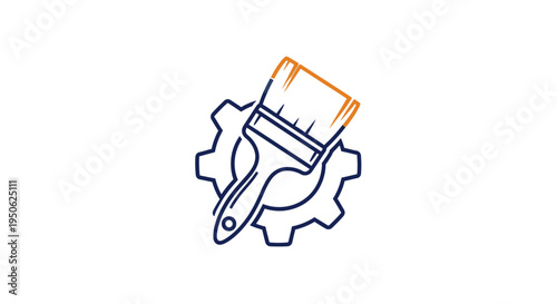 Hand holding a pen, pencil, and paper clip as a business design illustration vector symbol for a money and cash currency concept object