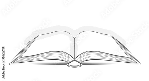 open book illustration