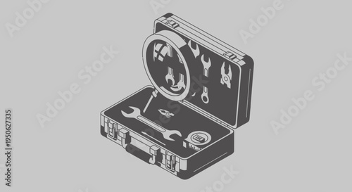 open toolbox with tools