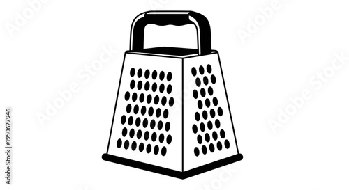Box grater kitchen utensil tool.
