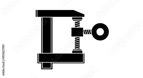 C clamp metal tool device.