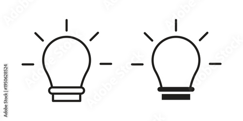 Think icon illustration for web design. filled flat icons