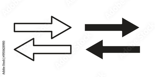 Transfer icon illustration for web design. filled flat icons