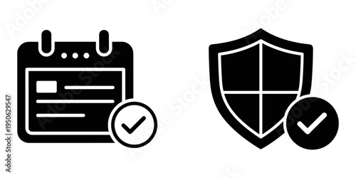 secure technology and data protection concept flat design vector illustration