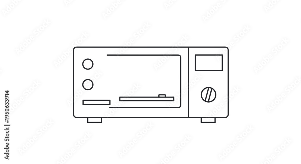 Obraz premium Microwave Oven Kitchen Appliance Device.