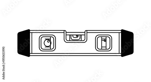 Spirit level tool for measuring.