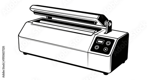 Laminator machine for document protection.