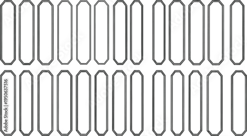 A black and white image of multiple paper clips