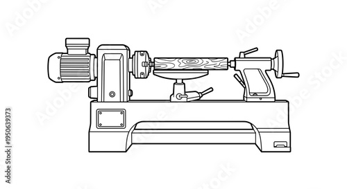 Metal Lathe Machine Tool Equipment.