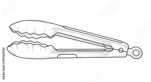 Clam shell cracker kitchen tool.