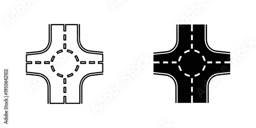 plus and cross medical health symbols flat design vector illustration