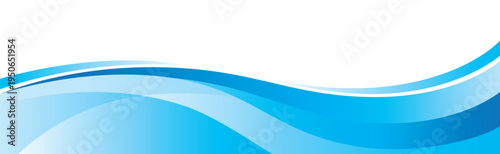 Sleek blue wave banner background featuring modern fluid curved lines and soft gradients, creating a professional and clean aesthetic ideal for corporate headers, websites, and business designs.