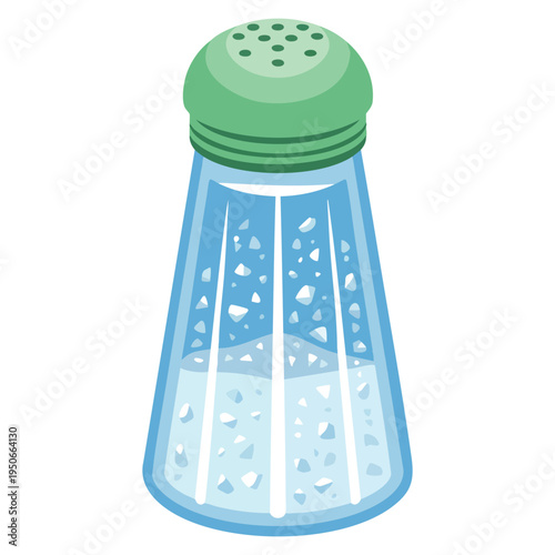 Set of saltcellar and seasoning sign vector design with glass vector icon for stock perfect for food service and kitchen illustration themes