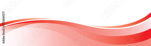 Sleek red wave banner background featuring modern fluid curved lines and vibrant gradients, creating a professional and energetic aesthetic ideal for corporate headers, websites, and business designs.