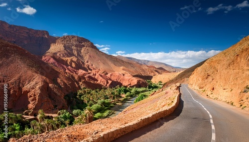 Carretera Garganta Del Dades En Marruecos