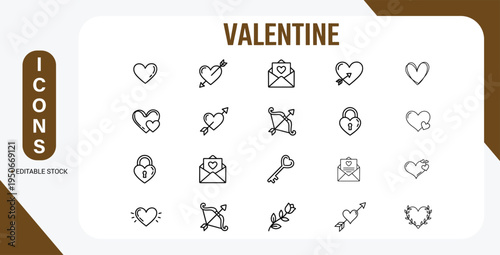Valentine Heart Doodle Icon. Hand Drawn Love Heart Symbol Vector Illustration.
