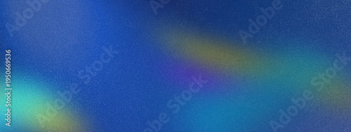 Tableau sur toile Abstract blue background showing light rays and textured grain