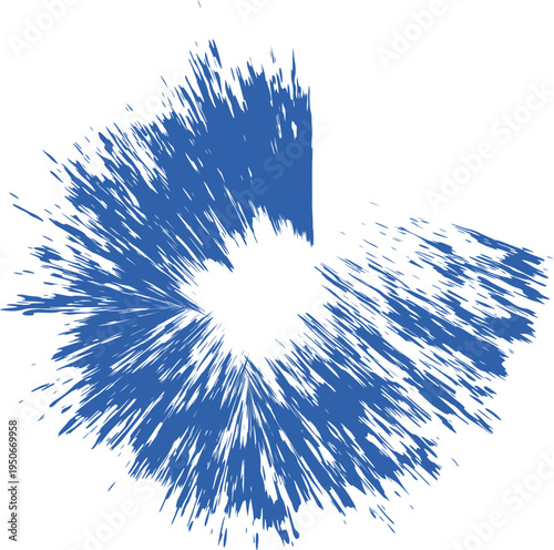 Burst Spiral Motion Abstract