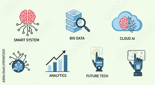 Futuristic robotic hand with screen.
