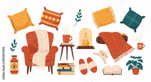 Cozy Home Decor Items and Furniture.