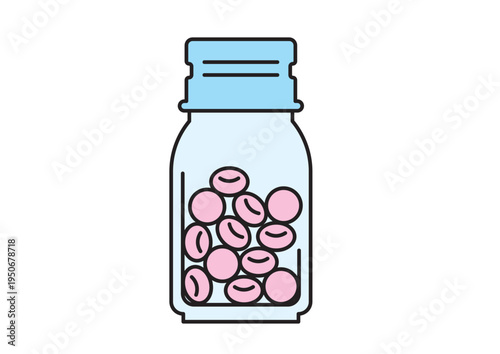 錠剤が入った薬瓶