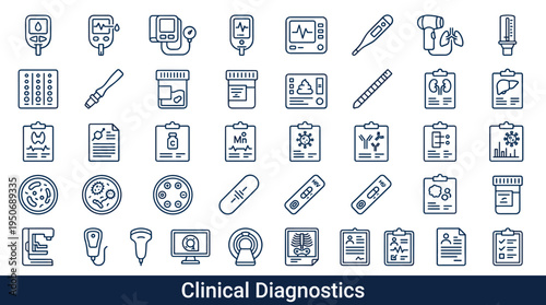 Clinical screening procedures and healthcare examination indicators used for detecting disease and monitoring patient health