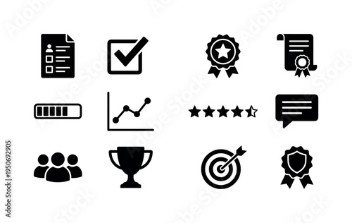 Influencer profile avatar, brand collaboration handshake, sponsorship megaphone, affiliate link icon, shopping bag retail, product