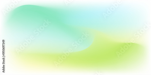 Blue turquoise teal lime green yellow white abstract background. Light bright neon electric metal. Rough grain noise. Gradient ombre color. Spot stain oval circle. Liquid water explosion splash.