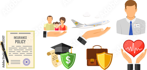 Insurance Services Infographics