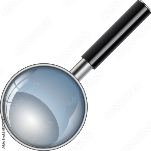 Realistic Magnifying Glass, Magnify