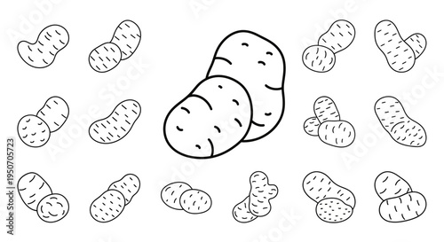 Potatoes Vegetable Food Healthy Eating.