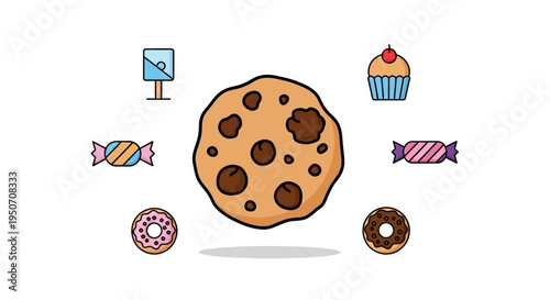 Chocolate Chip Cookie Sweet Treat.