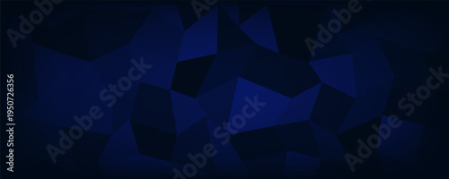 Dark BLUE vector abstract polygonal pattern. Creative geometric illustration in Origami style with gradient. Brand-new design for your business.