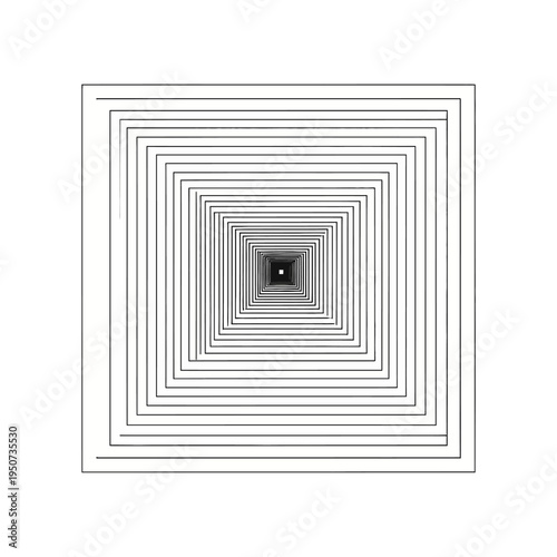 Geometric Pattern Design Square Shape.