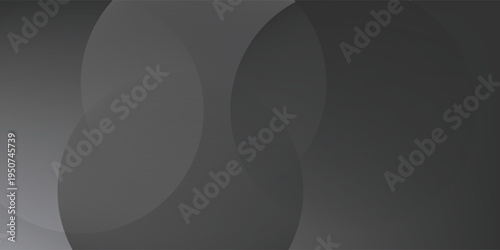 Elegant dark gray overlapping circles create a modern, sophisticated abstract background. Perfect for web design, presentations, business, or minimal branding projects