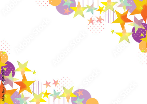 キラキラ, フレーム, カード, イラスト, ベクター, デザイン, デコレーション, 色, クリスマス、ハロウィン、イベント、誕生日、水彩、壁紙、模様、おしゃれ、派手、幾何学模様、装飾、星、ストライプ、柄、10月。12月、ビジネス、パーティー