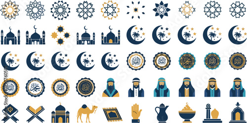 Large set of logistics and air transportation line icons featuring airport terminals airplanes cargo shipping and navigation systems, 17 words.