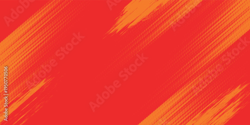 Red and orange halftone grunge texture background with monochrome style, sporty abstract concept.