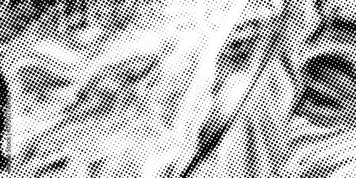 scanned paper, Halftone faded gradient texture. Grunge halftone grit background. White and black sand noise effect overlay background